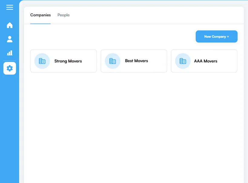 Launch multiple moving brands from one Mooxy account