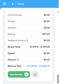 Mooxy estimate on tablet